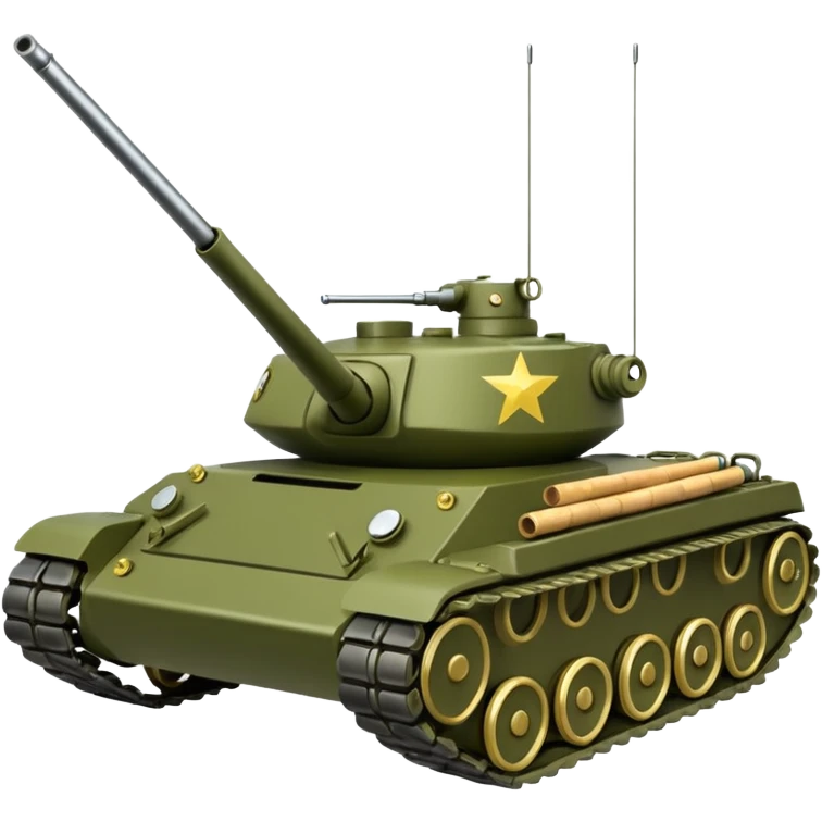army tank nunchucks ready  emoji