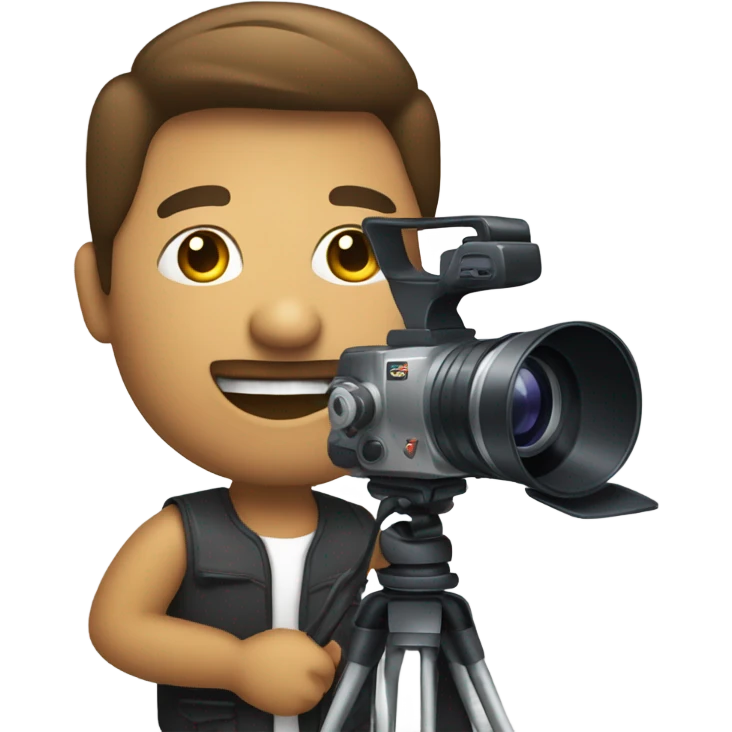 man making film emoji