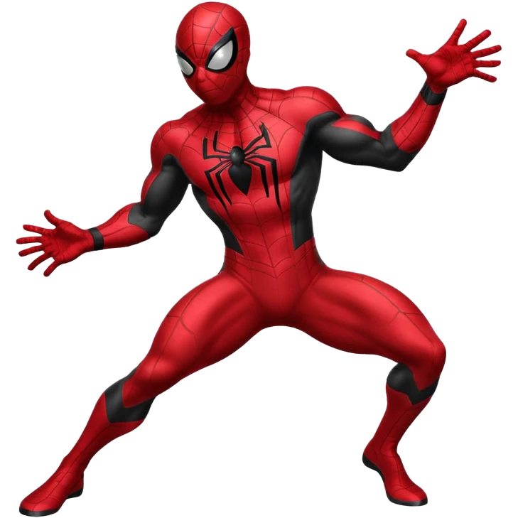 Black spiderman emoji