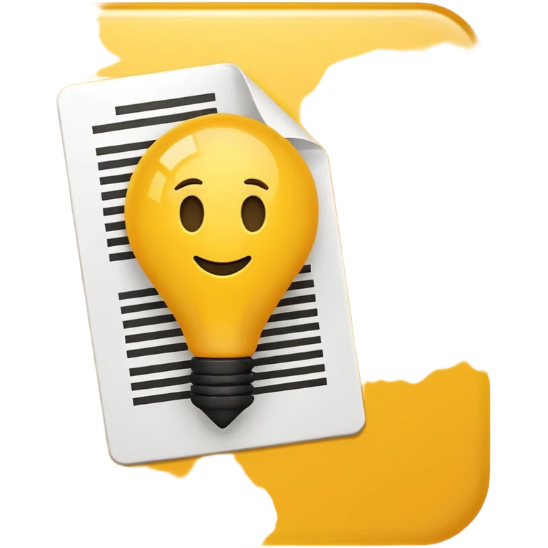 Create an emoji-style alert icon for immigration rule changes. A document with an exclamation mark, a small globe, and a refresh/update symbol. Vibrant, high-contrast, rounded emoji design emoji