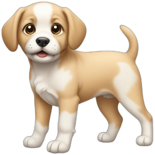 puppy full body emoji