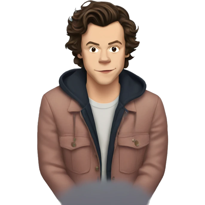 Harry styles with heart eyes  emoji