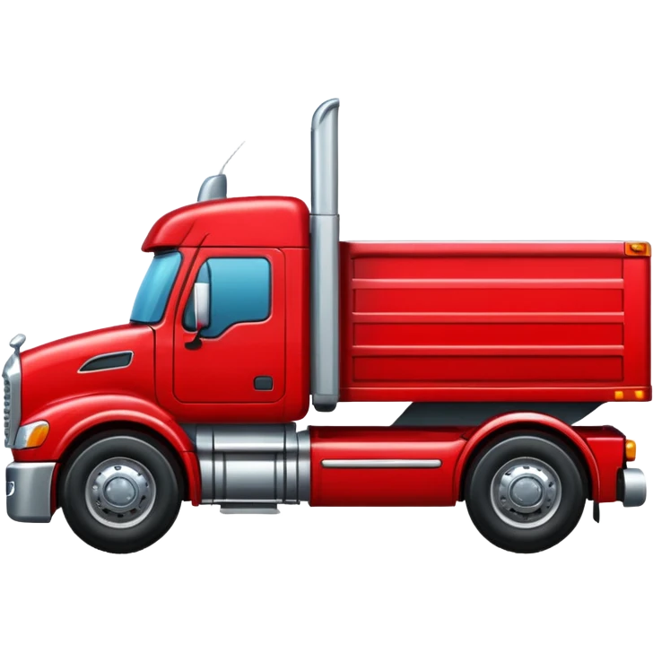 semi truck emoji