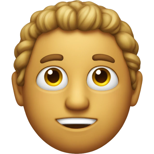 Emoji face with hearth eyes but instead of hearths have “Festival do Caloiro” emoji