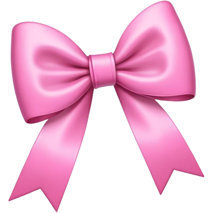 bow pink emoji