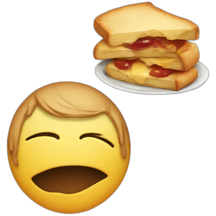 Hungry and sad emoji