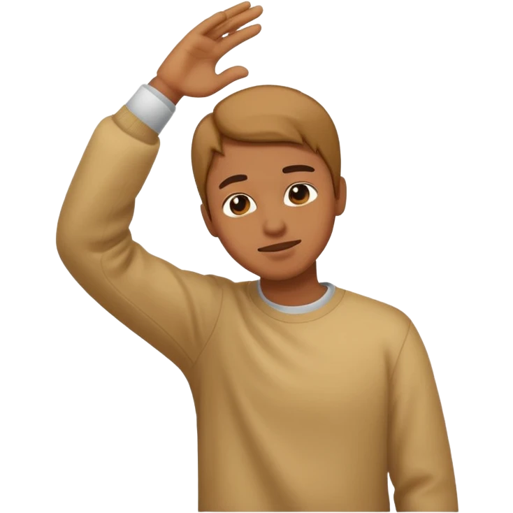 Person dabbing emoji
