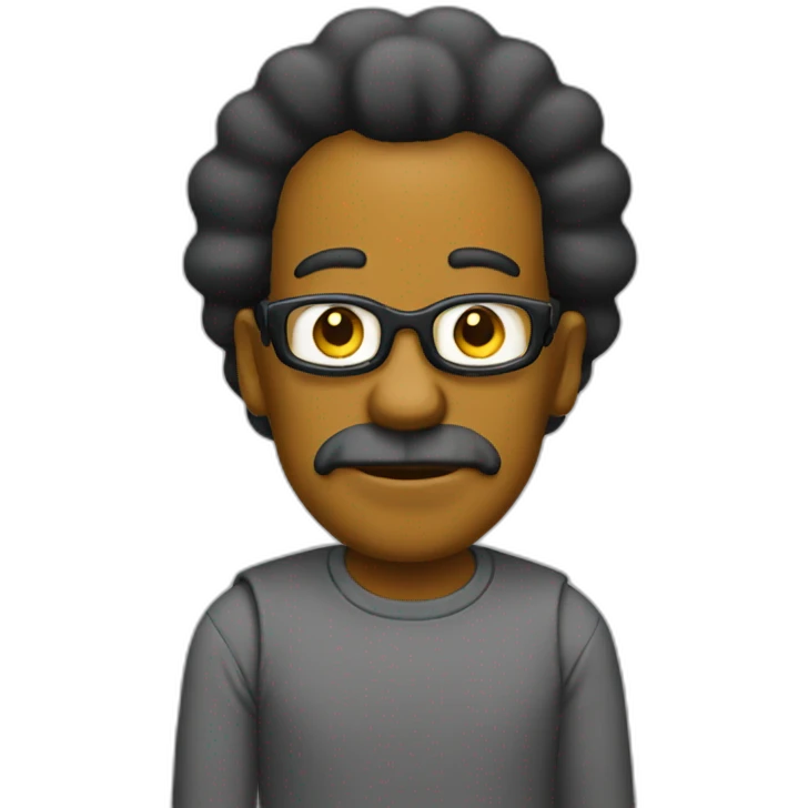 Black simpson emoji