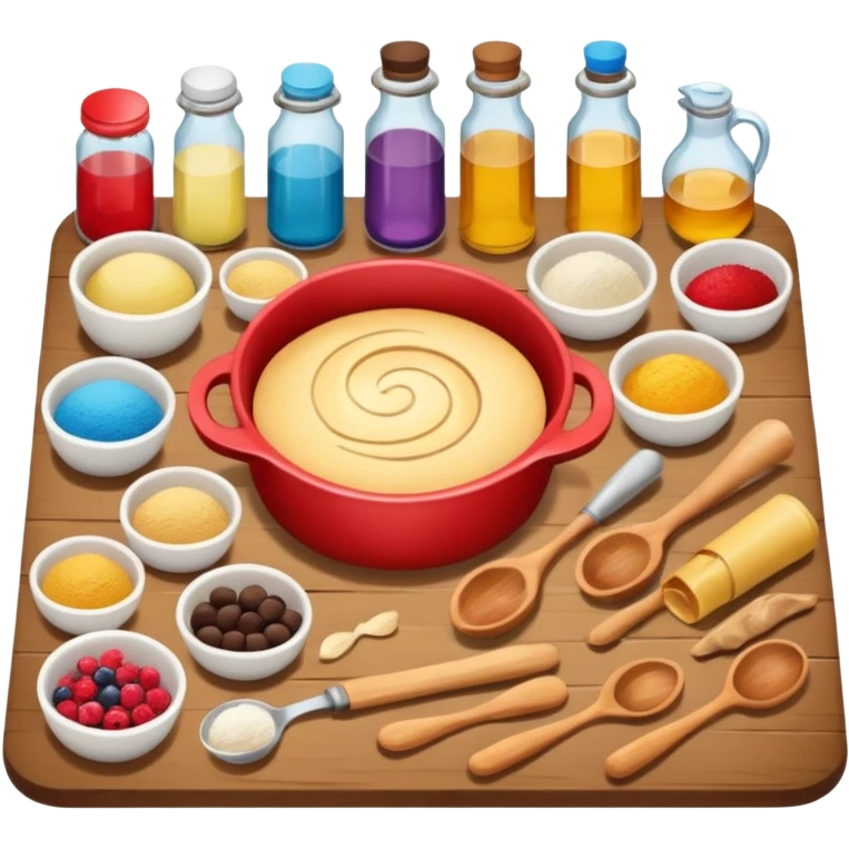 aethetic baking ingredients emoji