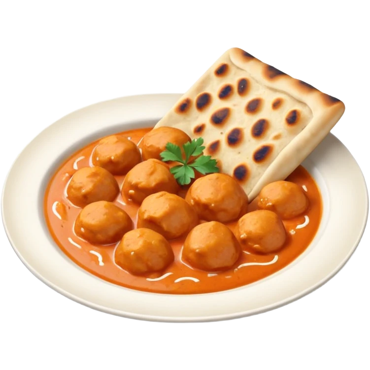 butter chicken and naan bread emoji