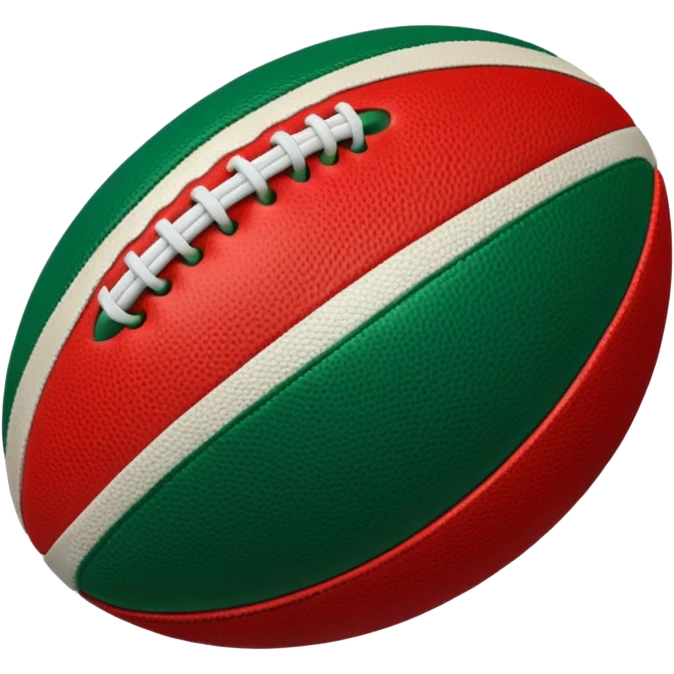 christmas rugby ball emoji