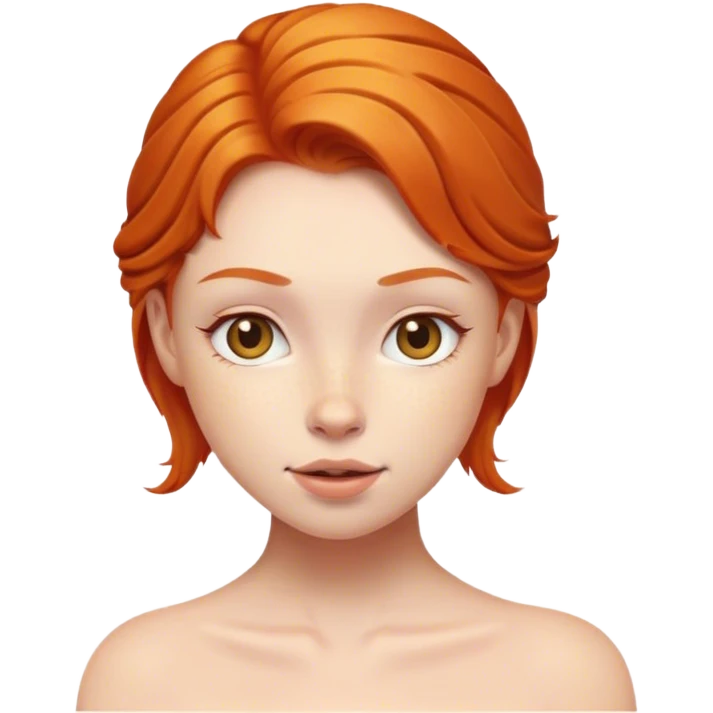 ginger girl emoji