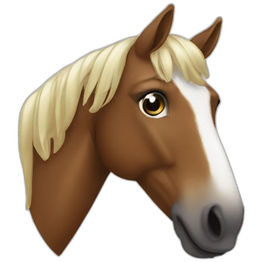Wieherndes Pferd emoji