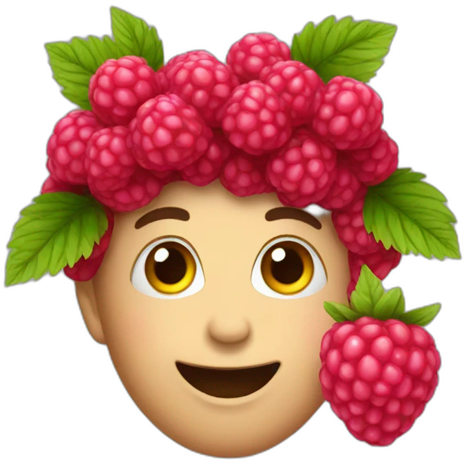Raspberry emoji