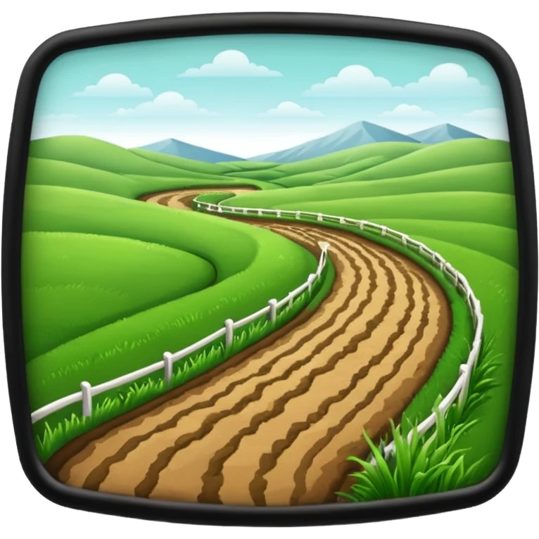 grasses horse track emoji