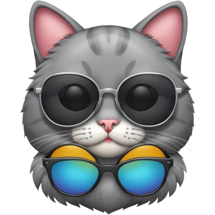 Cat wearing sunglasses emoji