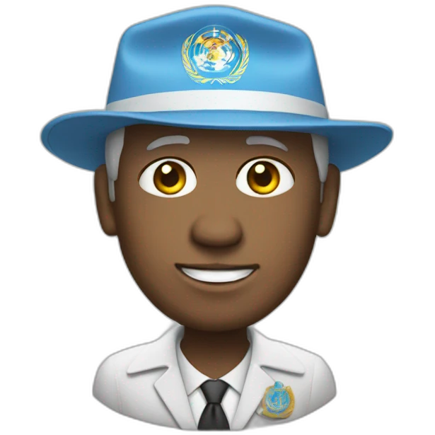 united nations man emoji