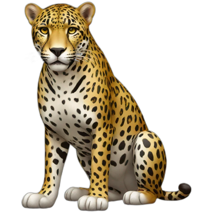 Jaguar full body emoji