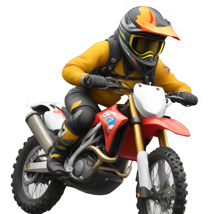 Enduro rider emoji