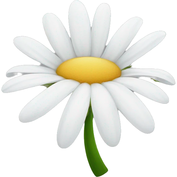 White daisy emoji