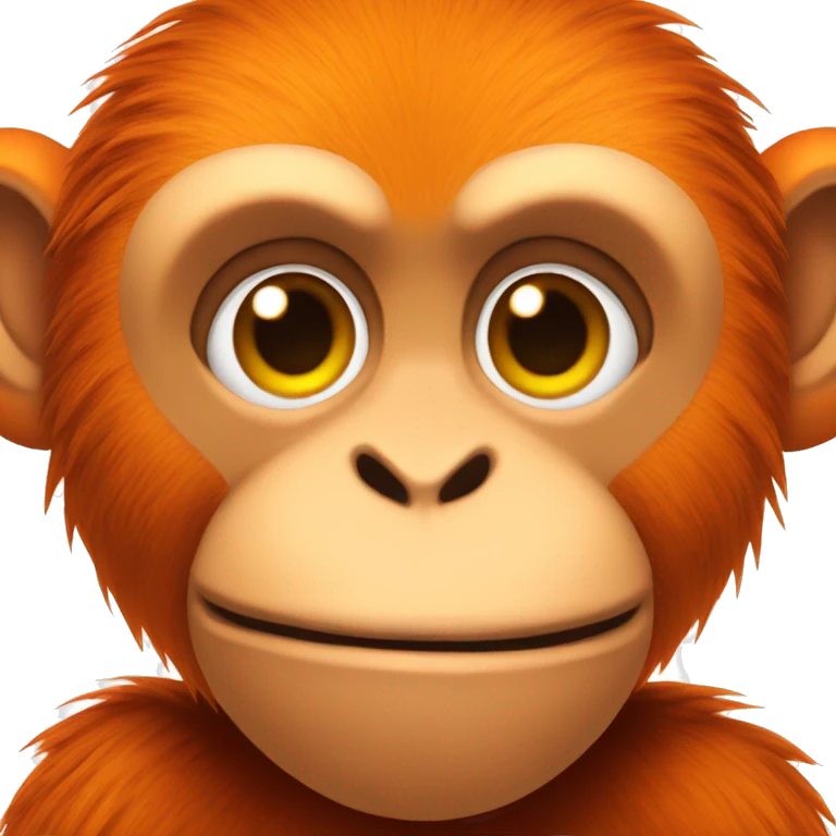 orange monkey emoji