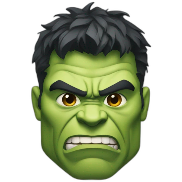 hulk face emoji