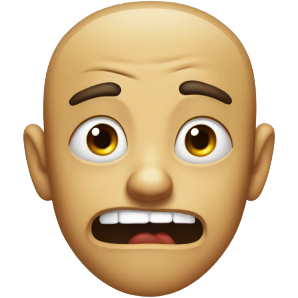Disgusted emoji