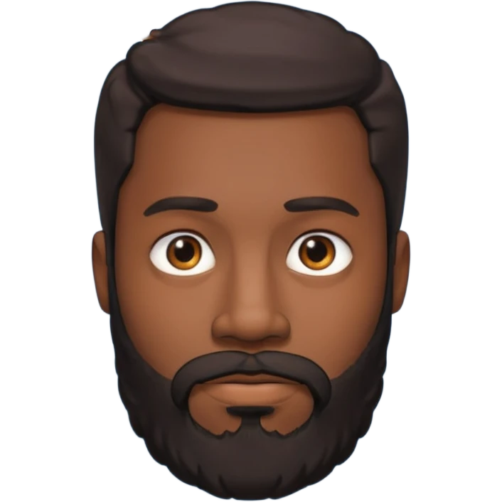 BEARDED Knights beard black guy emoji