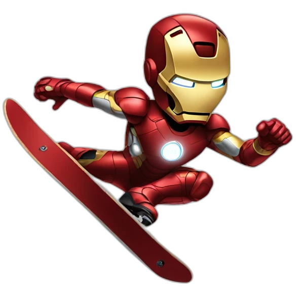 ironman skating emoji