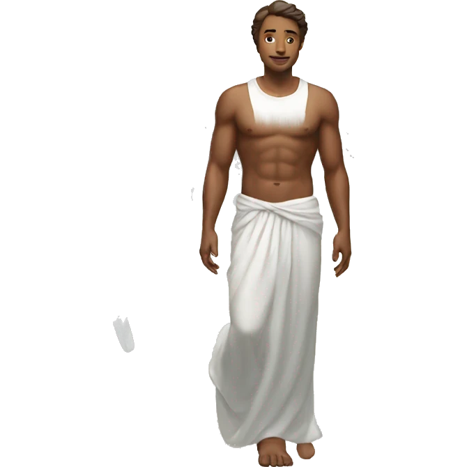  man divine angel with wings emoji