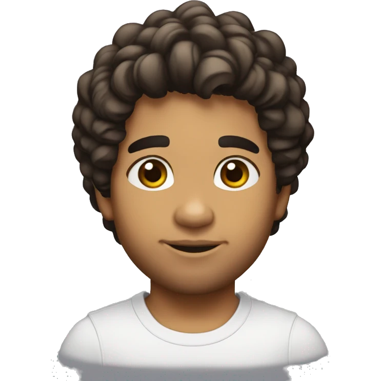 Bebe rubio pelo rizado emoji