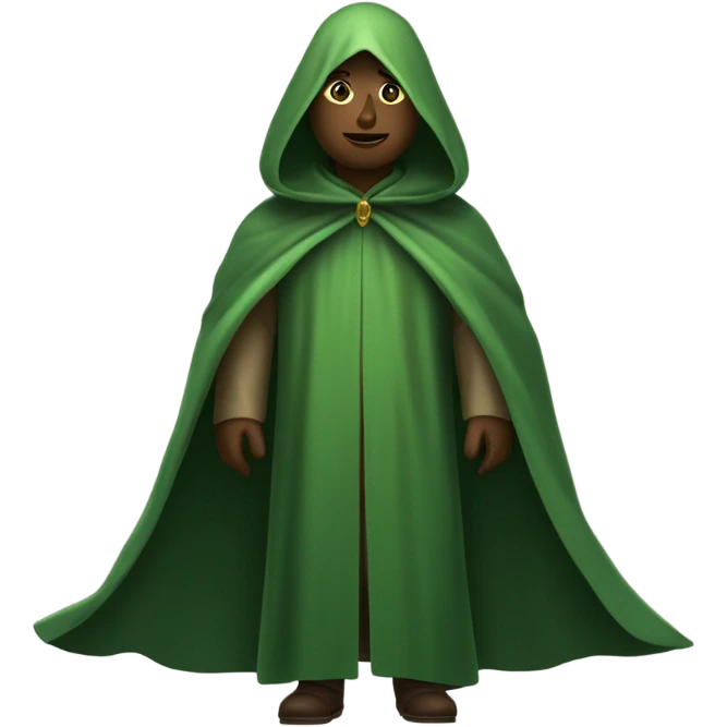 Green cloak emoji