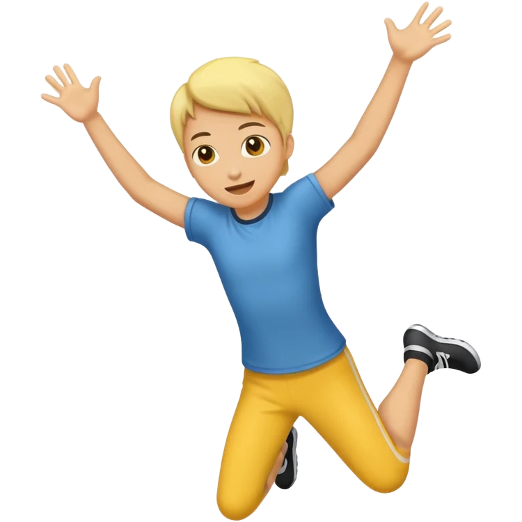 Make an emoji of a person jumping emoji