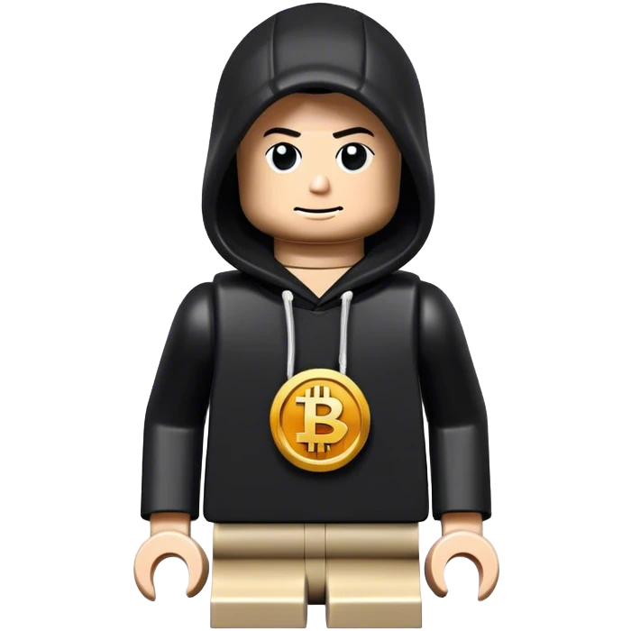 hackeur lego homme bitcoin emoji