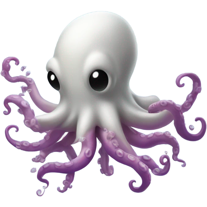 Squid inking emoji