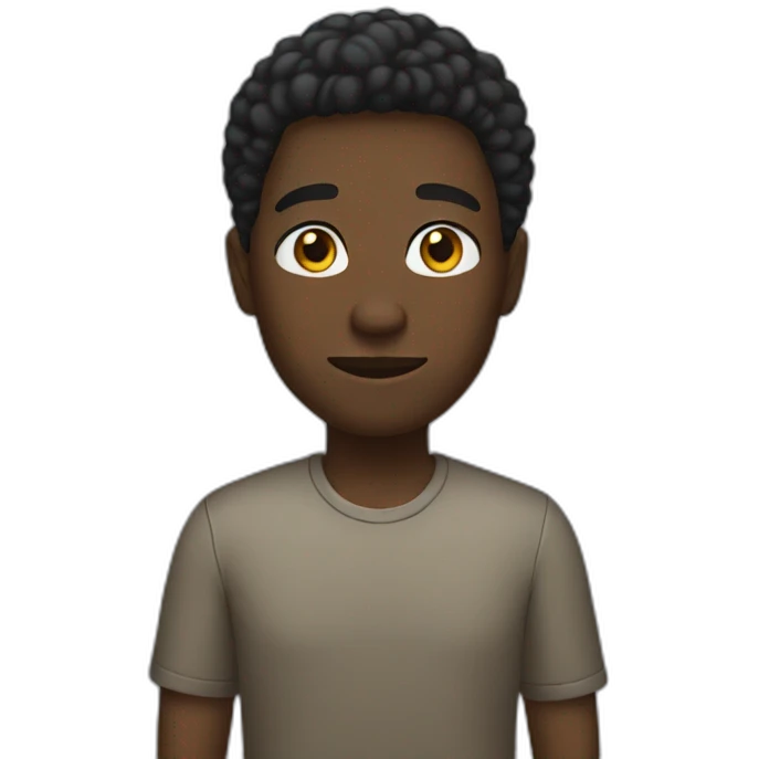 Black person emoji