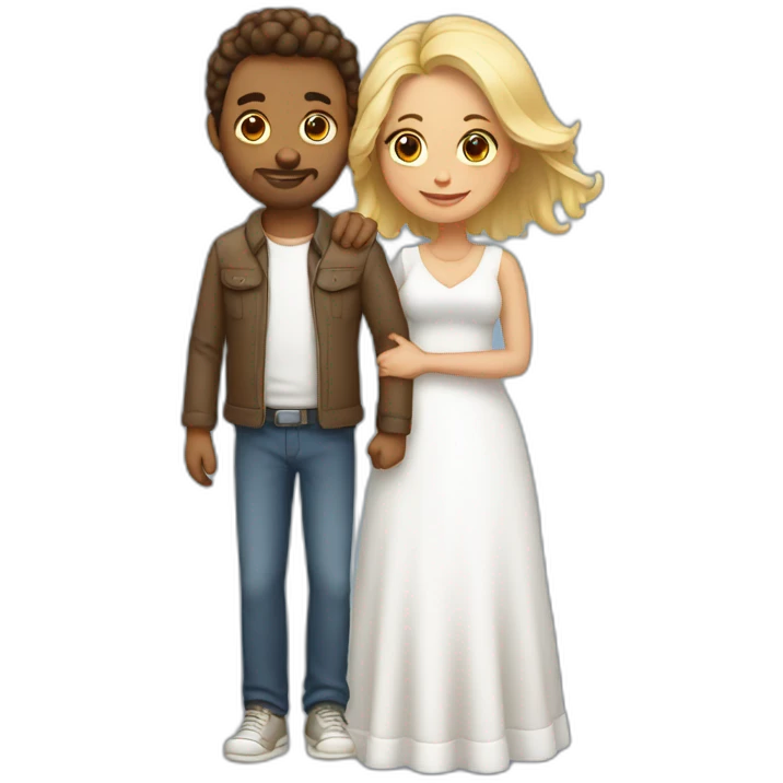 pareja embarazada blanca emoji