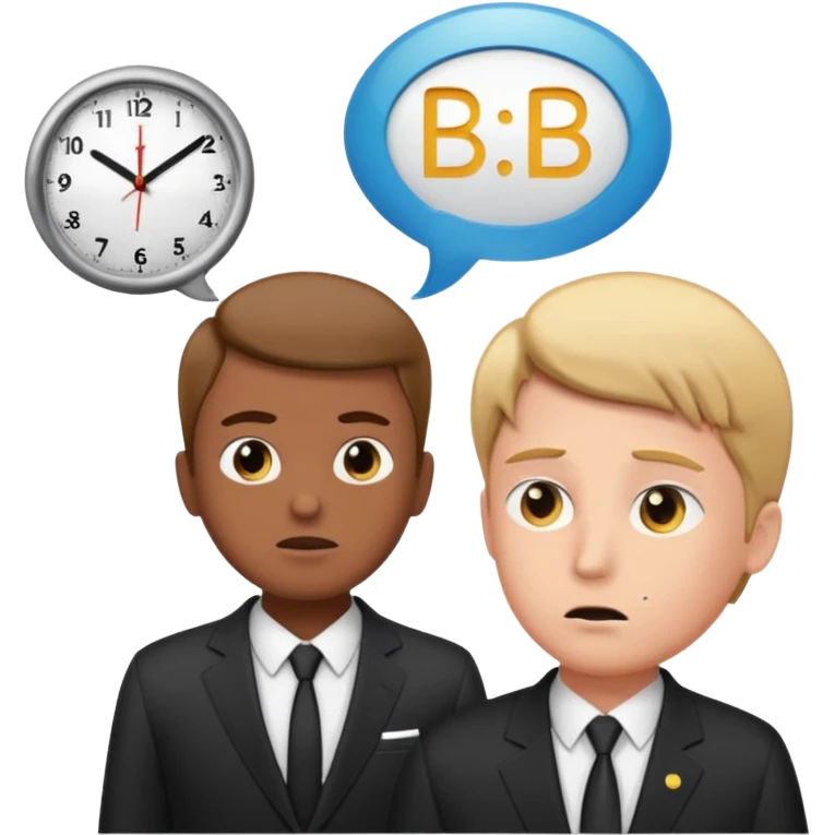 new emoji BRB meeting time emoji emoji