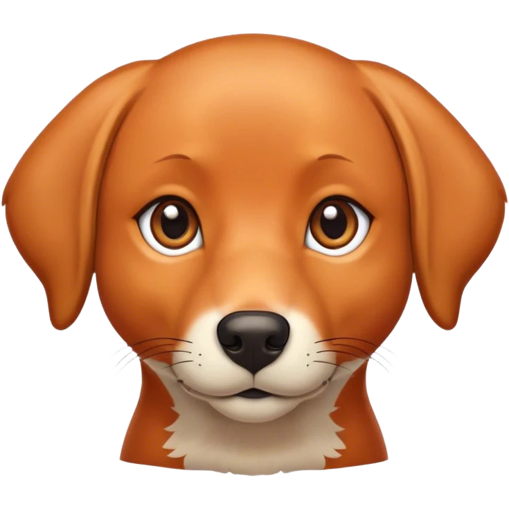 Fox red labrador  emoji