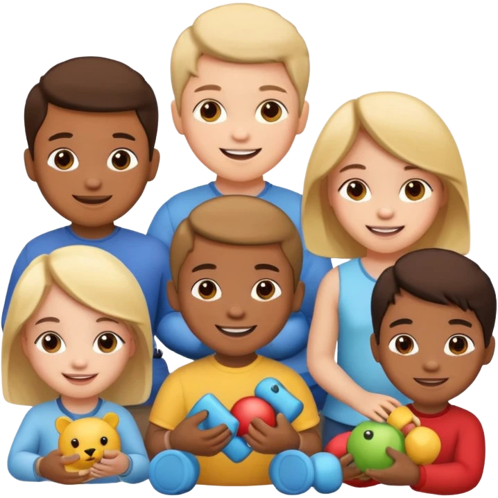 Cute kids emoji