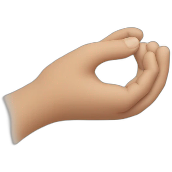 Hand holding  emoji