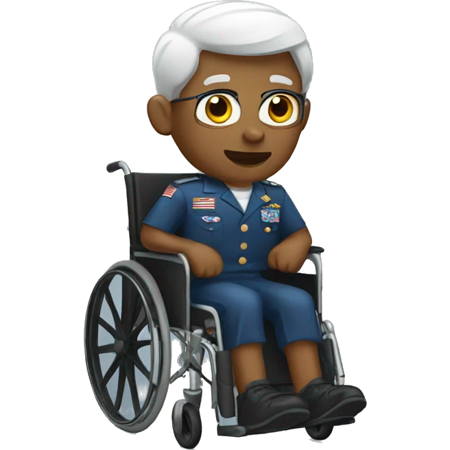 Disabled veteran  emoji
