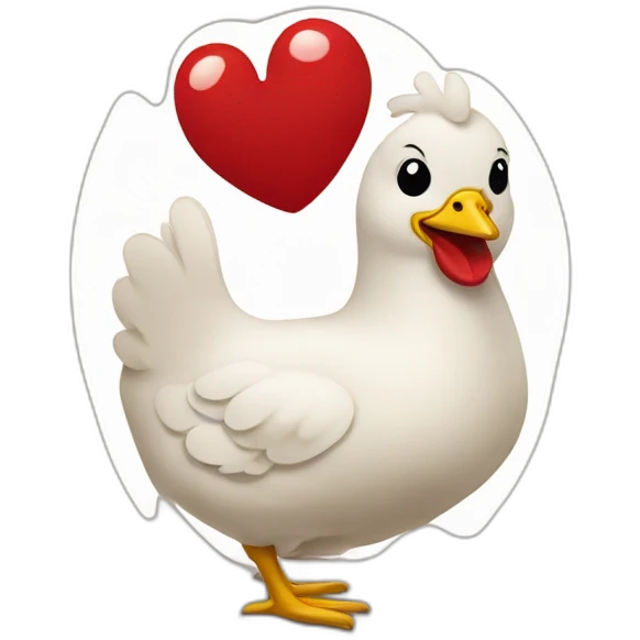 chick fil a logo emoji