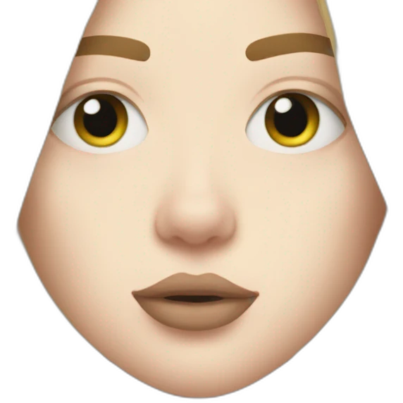 Billie Eilish blonde emoji