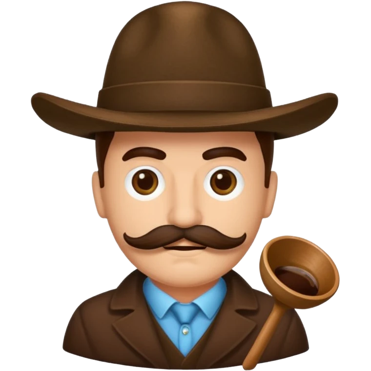 me puedes hacer un grano de café antropomorfo con bigote y sombrero 



 emoji