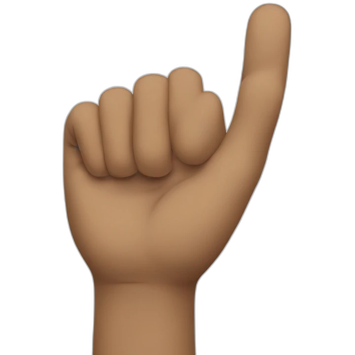 Salute with two hand emoji