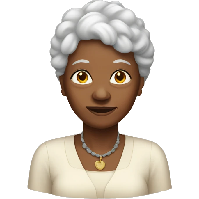 An african grandmother emoji