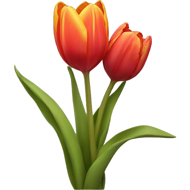 Tulips emoji