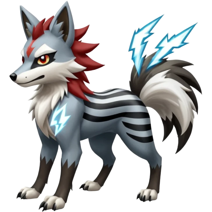Obstagoon-Manectric-Lycanroc-fusion emoji