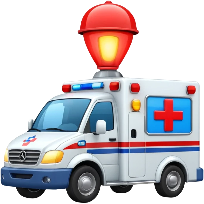 ambulance Siren light emoji